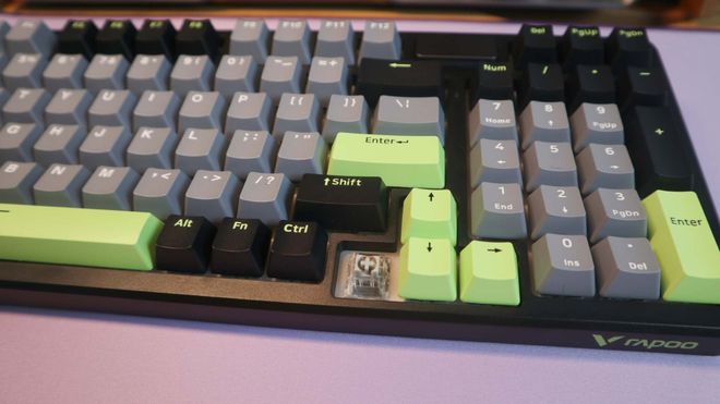 绿机械键盘测评：客制化与性价比的完美平衡开元ky棋牌雷柏V700DIY-98黑灰(图8)